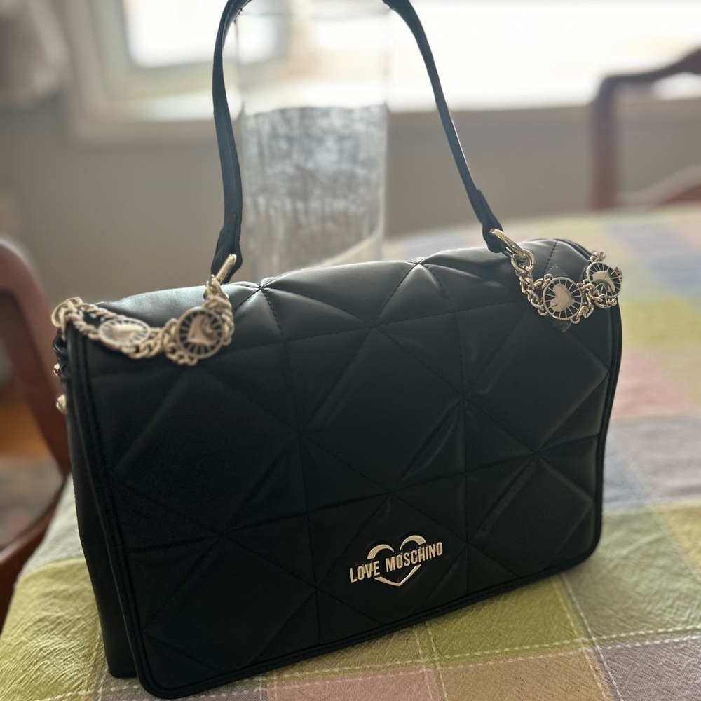 Black Love Moschino purse